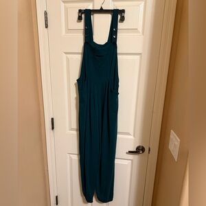 Halara Teal Women's Jumpsuit with cuffed ankles